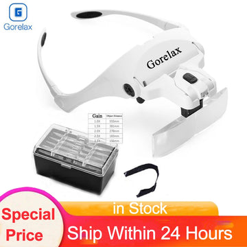 Magnifying Glasses with LED Light Lamp