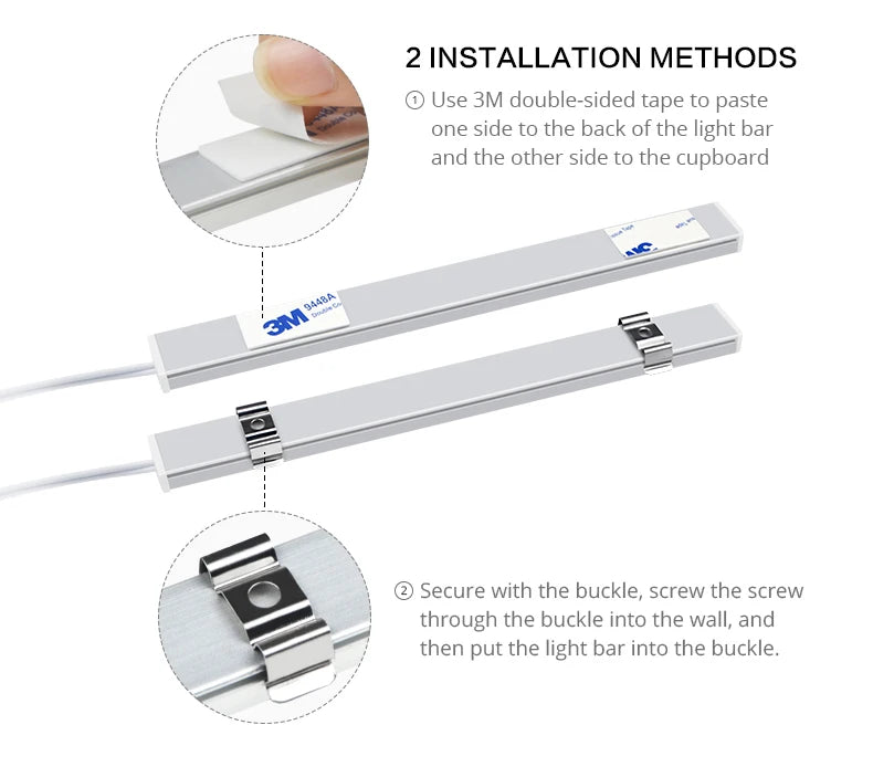 USB LED Bar Light Strip 5V Hand Scan Motion Sensor