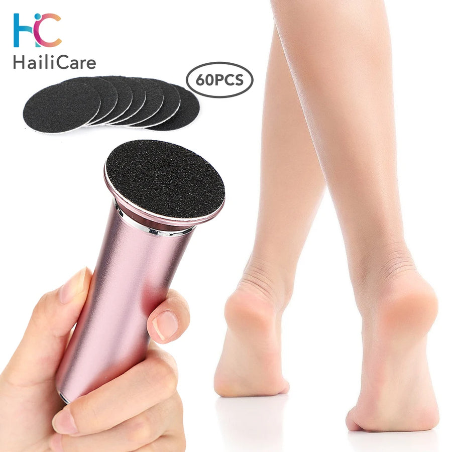 Electric Foot Care File Leg Heels Remove Dead Skin Pedicure Tool Set Feet Clean Care Foot Grinder Sandpaper Cuticle Grinder