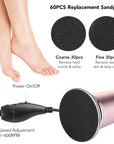 Electric Pedicure Tool Set for Feet Clean Care Foot Grinder Sandpaper Cuticle Grinder