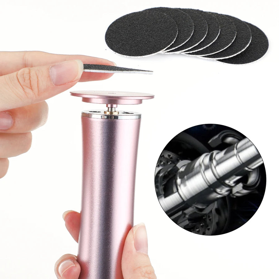 Electric Foot Care File Leg Heels Remove Dead Skin Pedicure Tool Set Feet Clean Care Foot Grinder Sandpaper Cuticle Grinder