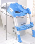 Potty Training Seat for Children With Adjustable Ladder