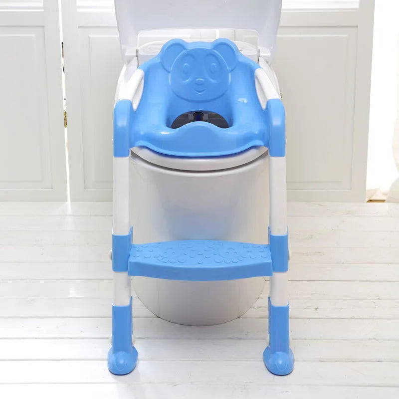 Potty Training Seat for Children With Adjustable Ladder