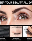 5D Silk Fiber Mascara Black Mascara Waterproof Rimel 3D Mascara Eyelash Extension Thick Lengthening Eye Lashes Cosmetic