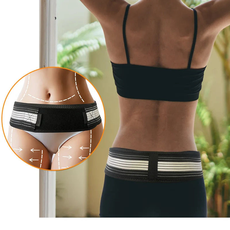 Sacroiliac SI Joint Hip Belt Lower Back Support-Hip Braces for Hip Pain Pelvic Support Belt Sciatica Pelvis Lumbar