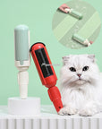 Pet Hair Remover Clothes Electrostatic Multi-purpose Brush Cat Dog Hair Sticker Roller Sticker Self-cleaning Lint Hair Remover