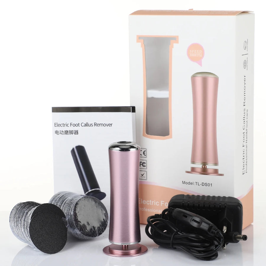 Electric Pedicure Tool Set for Feet Clean Care Foot Grinder Sandpaper Cuticle Grinder