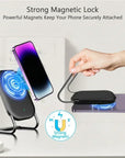 Magnetic Wireless Charger Stand Pad 30W  Fast Charging Station Holder