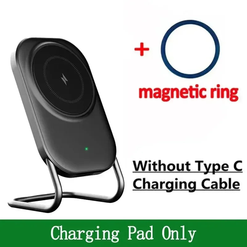 Magnetic Wireless Charger Stand Pad 30W  Fast Charging Station Holder