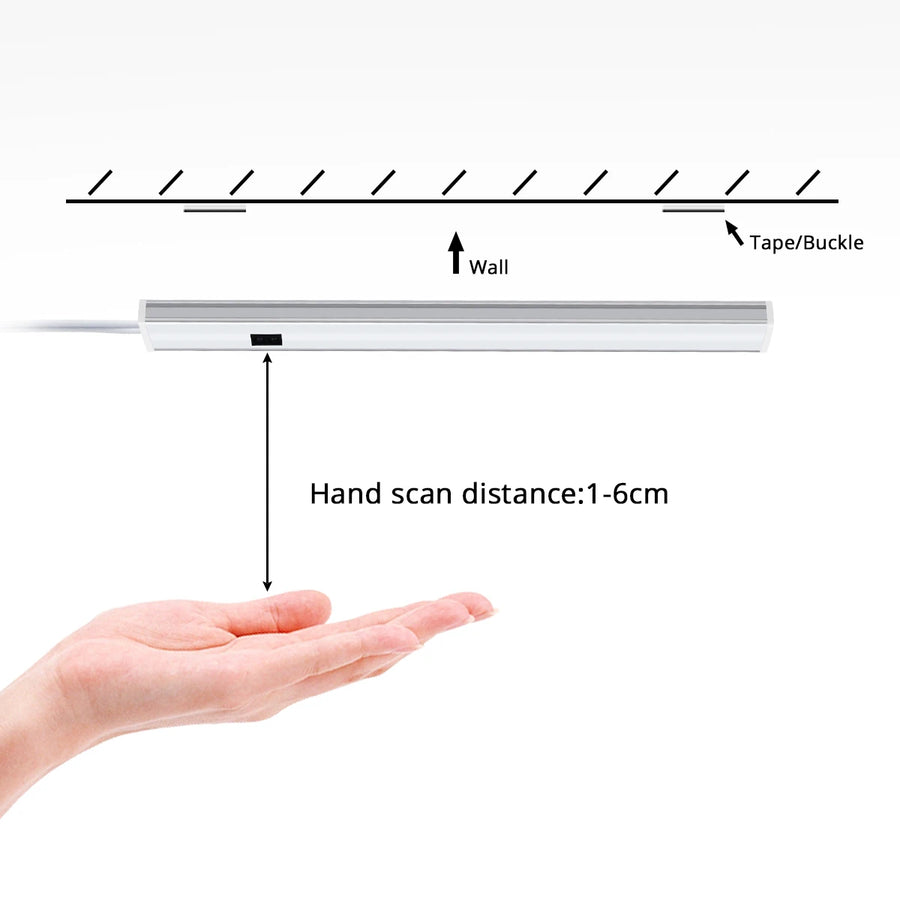 USB LED Bar Light Strip 5V Hand Scan Motion Sensor