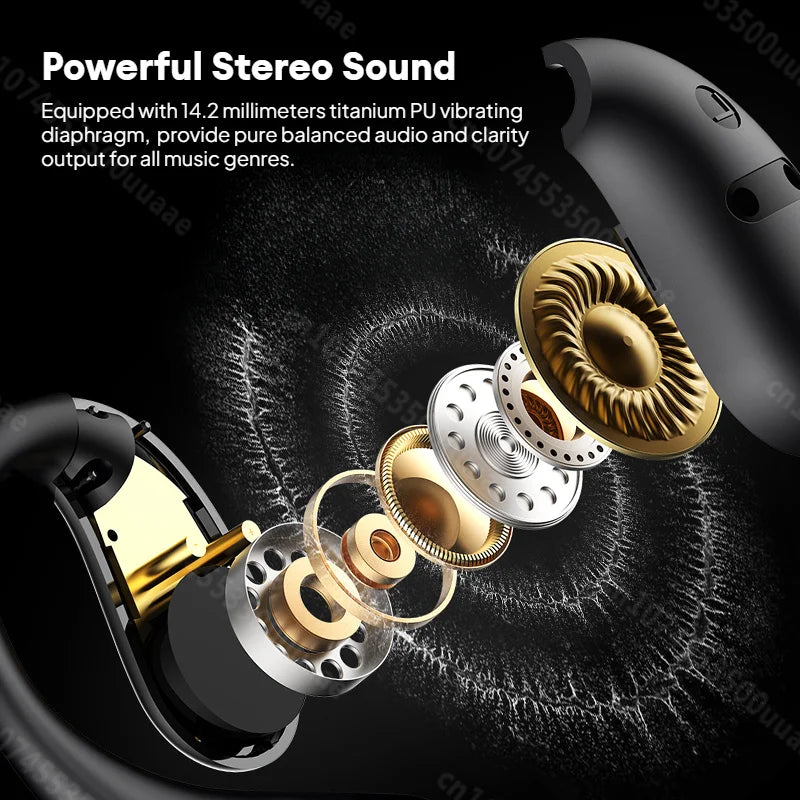 Wireless Headsets Bluetooth Earphones Noise Cancelling