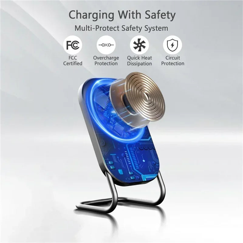 Magnetic Wireless Charger Stand Pad 30W  Fast Charging Station Holder