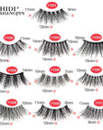 Half Fake Eyelashes 5/10 Half Lashes Soft Natural Cat Eye Lashes Makeup Tool Extension Fluffy Faux Cils maquiagem Half Lashes