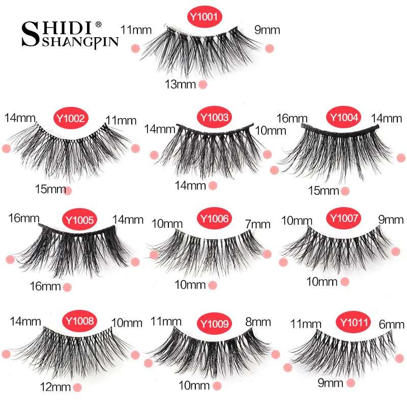 Half Fake Eyelashes 5/10 Half Lashes Soft Natural Cat Eye Lashes Makeup Tool Extension Fluffy Faux Cils maquiagem Half Lashes