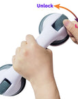 Safety Helping Hand  Handle Grab Bars Ultra Grip Dual Locking Safety Suction Cups Helping Handle Anti Slip Support