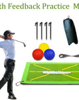 Golf Training Mat for Swing Detection Batting Path for Indoor Outdoor