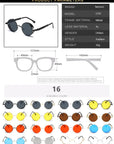 High Quality Metal Steampunk Sunglasses  with Round Glasses Vintage  (Unisex)