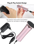 Electric Pedicure Tool Set for Feet Clean Care Foot Grinder Sandpaper Cuticle Grinder