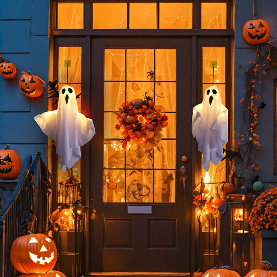 Halloween LED Glow Ghost Lights for Home Indoor Outdoor