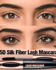 5D Silk Fiber Mascara Black Mascara Waterproof Rimel 3D Mascara Eyelash Extension Thick Lengthening Eye Lashes Cosmetic