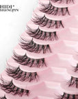 Half Fake Eyelashes 5/10 Half Lashes Soft Natural Cat Eye Lashes Makeup Tool Extension Fluffy Faux Cils maquiagem Half Lashes