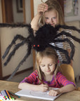 Giant Spider + Huge Spider Web Halloween Decoration Haunted Indoor Outdoor Spooky