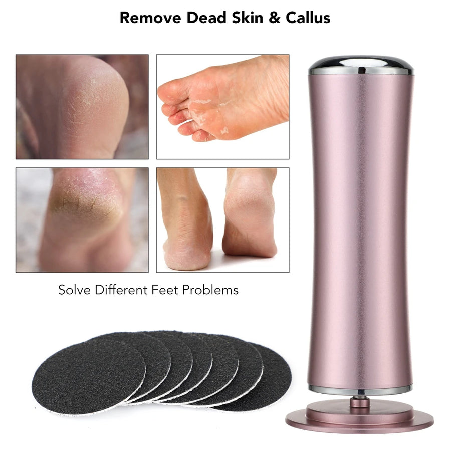 Electric Foot Care File Leg Heels Remove Dead Skin Pedicure Tool Set Feet Clean Care Foot Grinder Sandpaper Cuticle Grinder