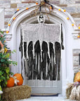 Halloween Party Hanging Ghost Skull Skeleton Gauze Haunted Home Party