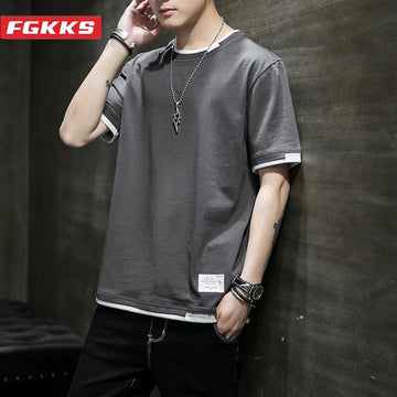 Casual T-shirt For Men Pure Cotton Breathable  High Quality Design