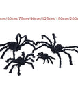 Giant Spider + Huge Spider Web Halloween Decoration Haunted Indoor Outdoor Spooky