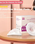 Silicone Breast Milk Collector Wearable Shell Prevent Milk Leakage Nipple Protector (BPA Free)