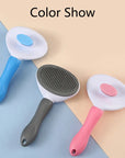 Pet Hair Remover Dog Brush Cat Comb Animal Grooming Tools Dogs Accessories Cat Supplies Stainless Steel Beauty Massage Comb