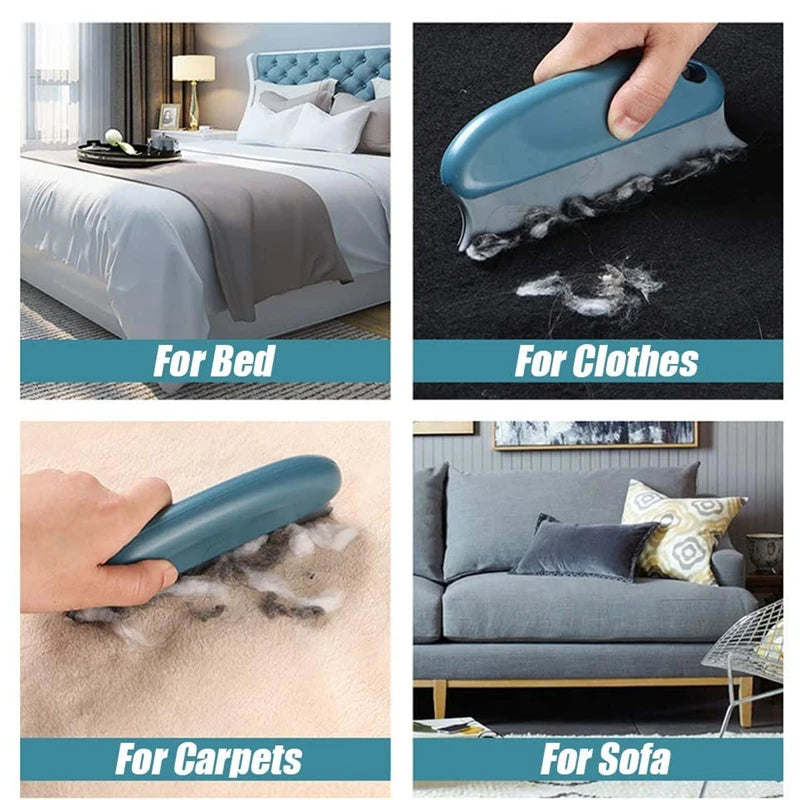 New Lint Hair Remover Brush Cleaning Brush Sofa Fuzz Fabric Dust Removal Pet Cat Dog Portable Multifunctional Household Remover