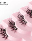 Half Fake Eyelashes 5/10 Half Lashes Soft Natural Cat Eye Lashes Makeup Tool Extension Fluffy Faux Cils maquiagem Half Lashes