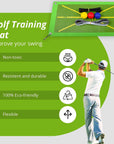 Golf Training Mat for Swing Detection Batting Path for Indoor Outdoor