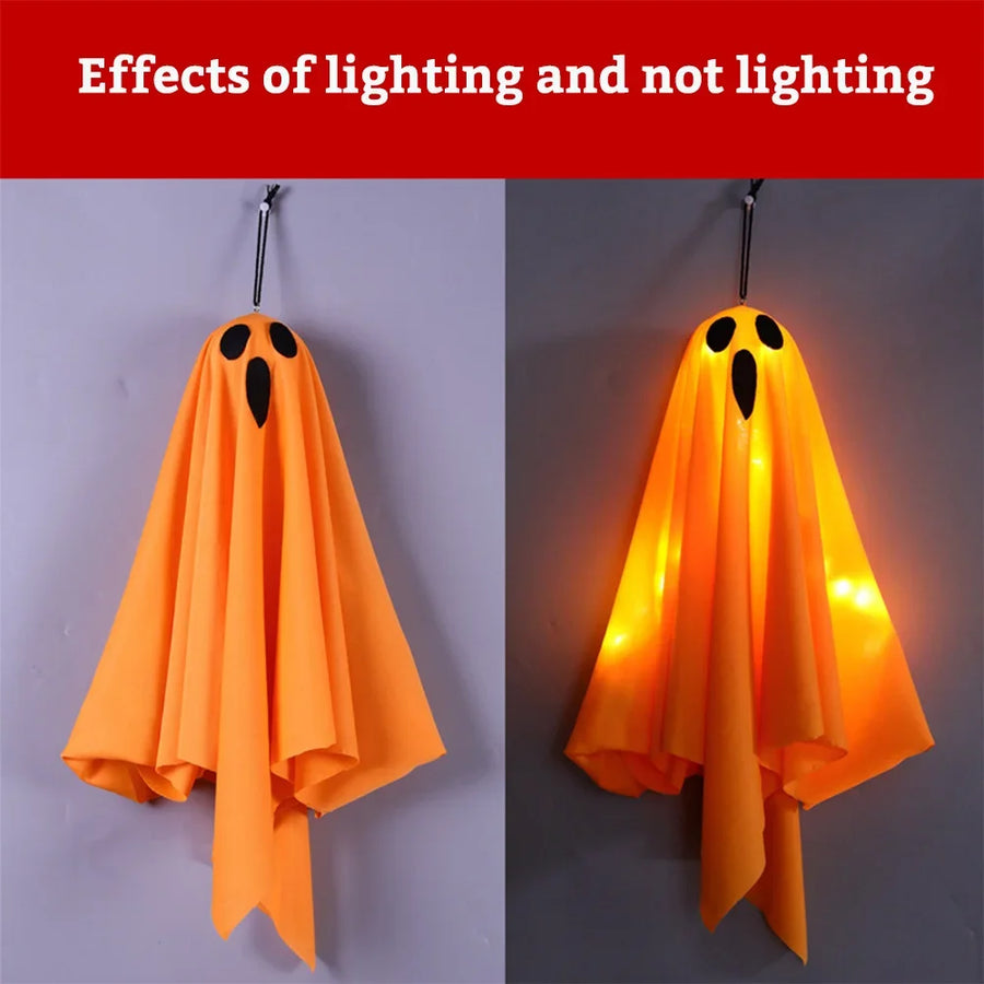 Halloween LED Glow Ghost Lights for Home Indoor Outdoor