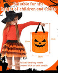 LED Light Halloween Trick or Treat Bucket Pumpkin Candy Bags