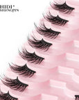 Half Fake Eyelashes 5/10 Half Lashes Soft Natural Cat Eye Lashes Makeup Tool Extension Fluffy Faux Cils maquiagem Half Lashes