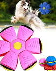 Dog Toys Flying UFO Saucer Ball Interactive