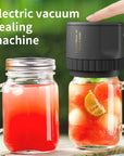 Electric Mason Jar Vacuum Sealer Kit - Suitable for Regular & Wide Mouth Cordless Vacuum Sealer Kit