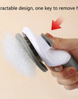 Pet Hair Remover Dog Brush Cat Comb Animal Grooming Tools Dogs Accessories Cat Supplies Stainless Steel Beauty Massage Comb