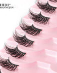 Half Fake Eyelashes 5/10 Half Lashes Soft Natural Cat Eye Lashes Makeup Tool Extension Fluffy Faux Cils maquiagem Half Lashes