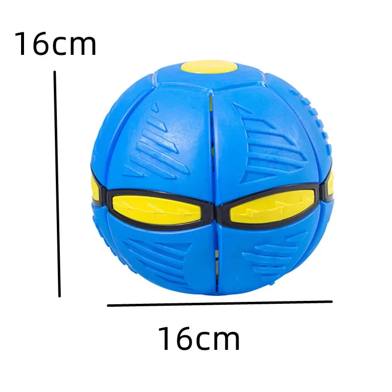 Flying Saucer Ball Dog Toy with LED Light