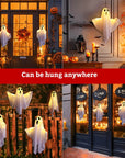 Halloween LED Glow Ghost Lights for Home Indoor Outdoor