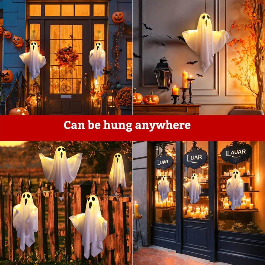 Halloween LED Glow Ghost Lights for Home Indoor Outdoor