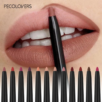 Long Lasting Waterproof Matte Contour Lip liner Pencil  Moisturizing Lips