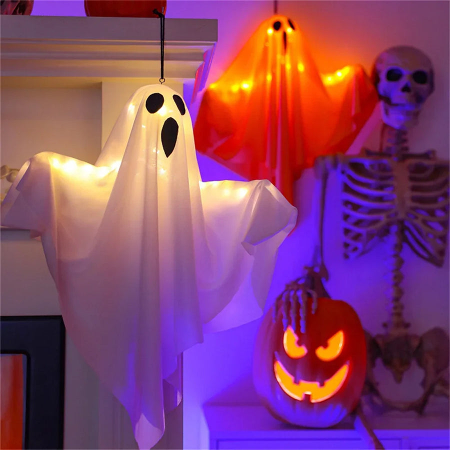 Halloween LED Glow Ghost Lights for Home Indoor Outdoor