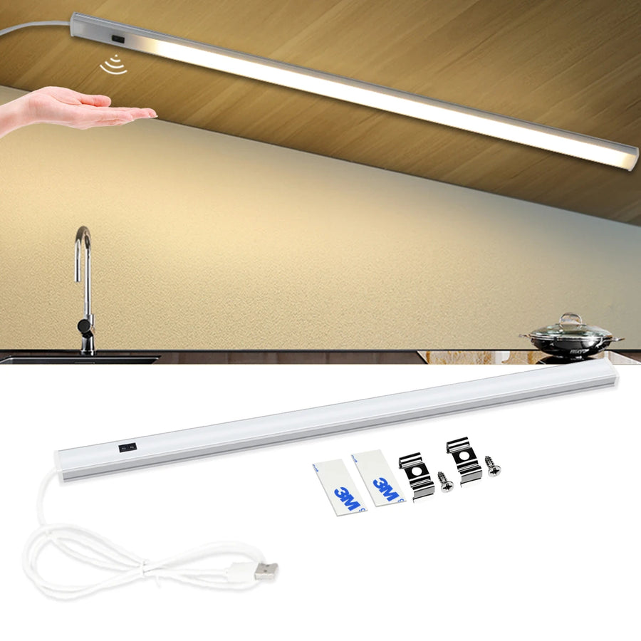 USB LED Bar Light Strip 5V Hand Scan Motion Sensor