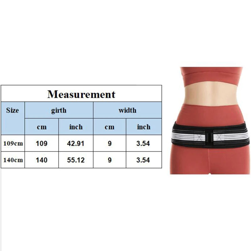 Sacroiliac SI Joint Hip Belt Lower Back Support-Hip Braces for Hip Pain Pelvic Support Belt Sciatica Pelvis Lumbar