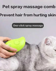 Cat Steam Brush Steamy Dog Brush 3 in 1 Electric Spray Cat Hair Brushes for Massage Pet Grooming Comb Hair Removal Combs